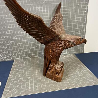 Giant Wood Eagle, Carved Ironwood 