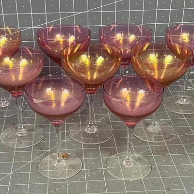 Bohemian  Pink Thin Crystal  (7) at 5-1/2 