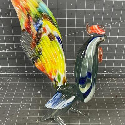 Murano Art Glass; Rooster 