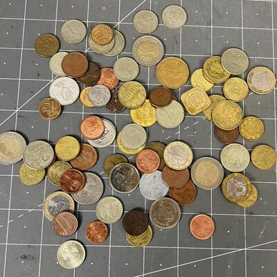 Lot of Foreign Coins 