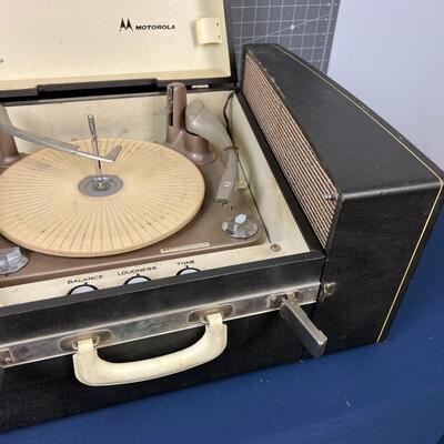 Motorola Portable Record Player, Vintage 