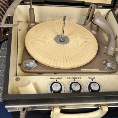 Motorola Portable Record Player, Vintage 