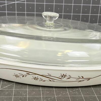 Pyrex No. 055 2-1/2 Casserole with Lid