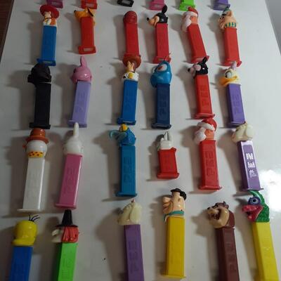 Set of 30 Pez candy dispencers