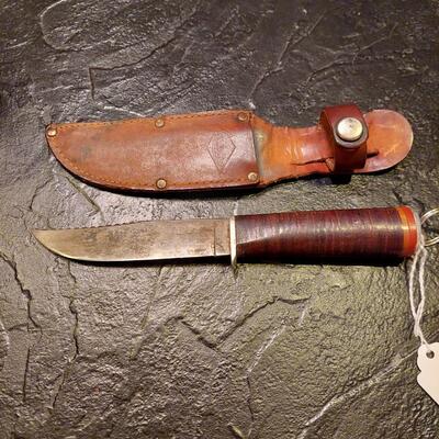 Vintage Kinfolks Hunter 4"blade Knife