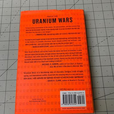 #69 Uranium Wars by Amir D. Aczel- Hardback Book