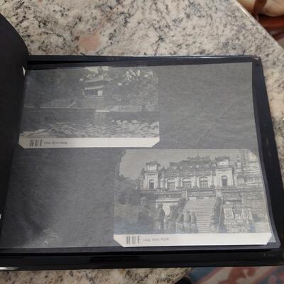 Vintage vietnam  war postcards/photos in presentation case