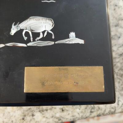 Vintage vietnam  war postcards/photos in presentation case