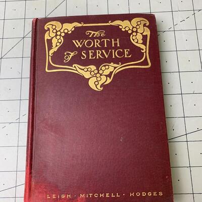 #86 The Worth of Service by Leigh Mitchell Hodges- Hardback Book Vintage