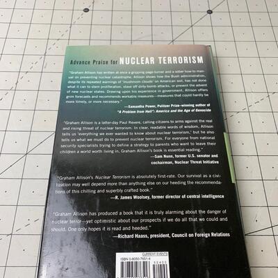 #96 Nuclear Terrorism by Graham Allison- Hardback Book