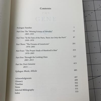 #100 The Gene by Siddhartha Mukherjee- Hardback Book