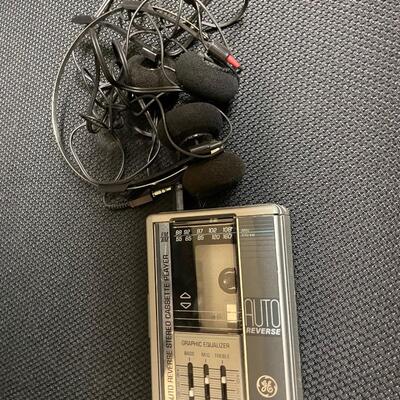 Vintage radio and Walkman
