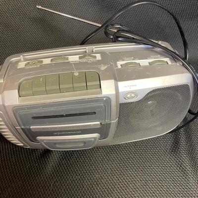 Vintage radio and Walkman