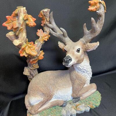 Deer with glass table top