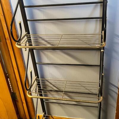 Metal black rack