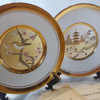 Chokin Ware Plates - Lot A