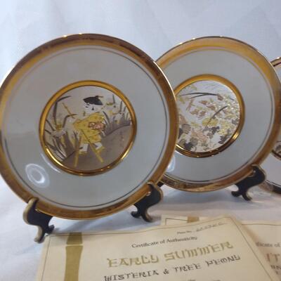 Chokin Ware Plates - Lot B