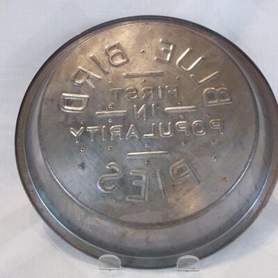 Vintage Blue Bird Pie Tin