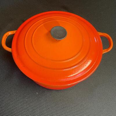 Orange Le Creuset Dutch Oven
