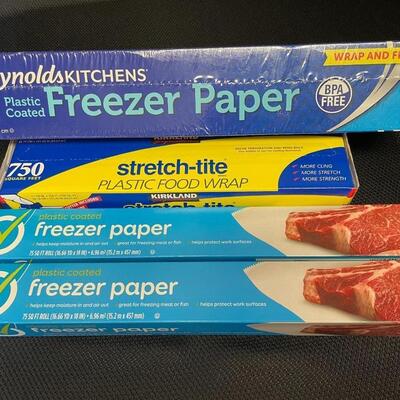 Freezer paper and wrap