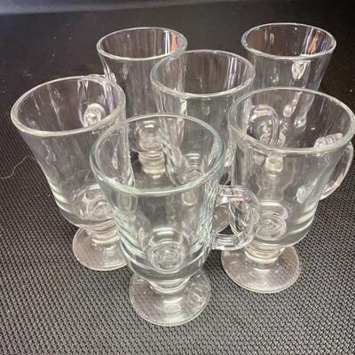 Glass mugs