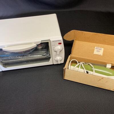 Electric knife and toaster oven