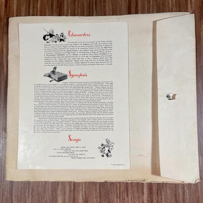 NO RESERVE! 1940 Premier @ Central Theater New York Walt Disney's Pinocchio Limited Edition Prints + 2 Movie Cell Paintings