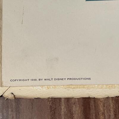 NO RESERVE! 1940 Premier @ Central Theater New York Walt Disney's Pinocchio Limited Edition Prints + 2 Movie Cell Paintings