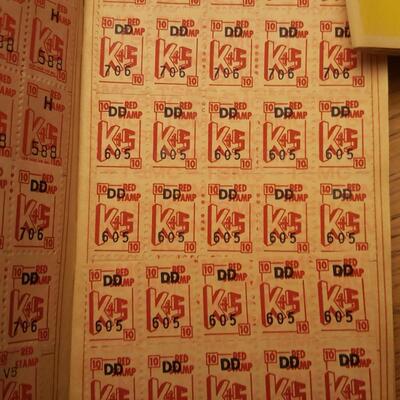 Collection of Red & Green Trading Stamps