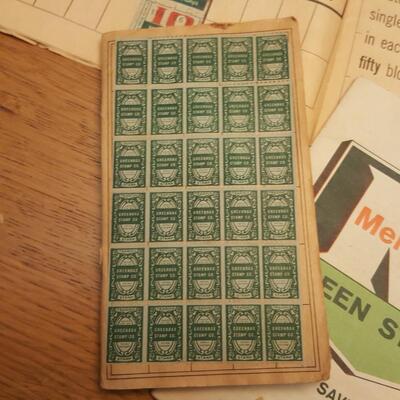 Collection of Red & Green Trading Stamps