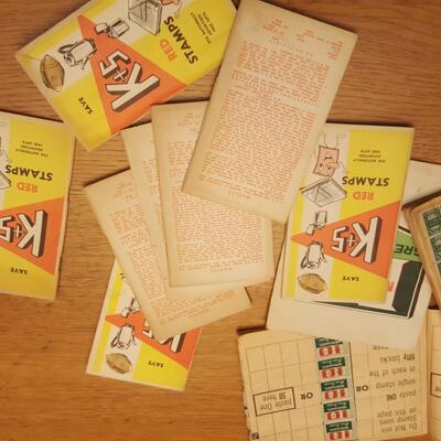 Collection of Red & Green Trading Stamps