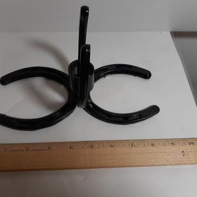 Vintage Horseshoe flag holder?