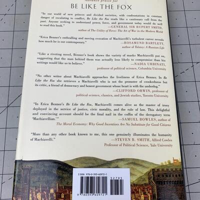 #110 Be Like The Fox by Erica Benner- Hardback Book