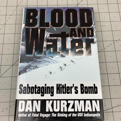 #119 Blood and Water by Dan Kurzman- Hardback Book
