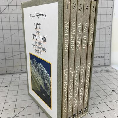 #134 Life and Teaching of the Masters of the East by Baird T. Spalding - Boxset Hardback Books