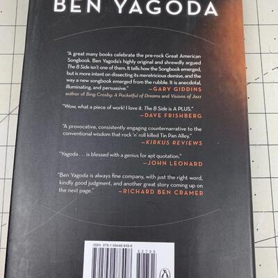 #143 The B-Side by Ben Yagoda- Hardback Book