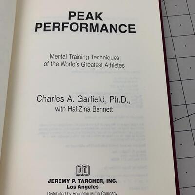 #173 Peak Performance by Charles Garfield - Hardback Book