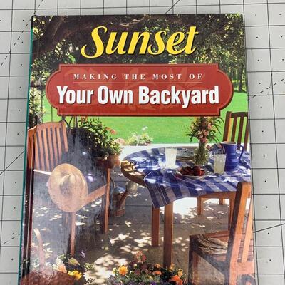 #185 Sunset Making the Most of your own Backyard- Hardback Book