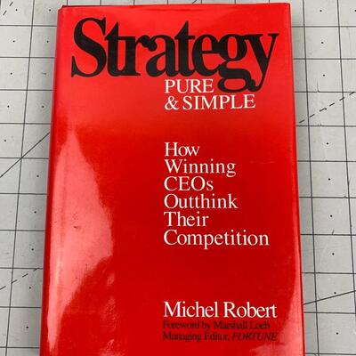 #187 Strategy by Michel Robert- Hardback Book