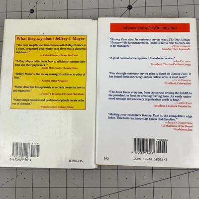 #190 Raving Fans & If You Haven't Got the Time to Do It Right- 2 Hardback Books