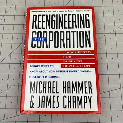 #193 Reengineering Corporation- A Manifesto For Business Revolution-Hardback Book