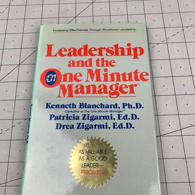 #201 Leadership & The One Minute Manager By Kenneth Blanchard-Hardback Book