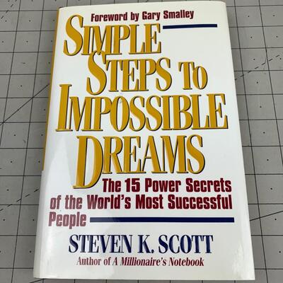 #205 Simple Steps To Impossible Dreams By Steven Scott-Hardback Book