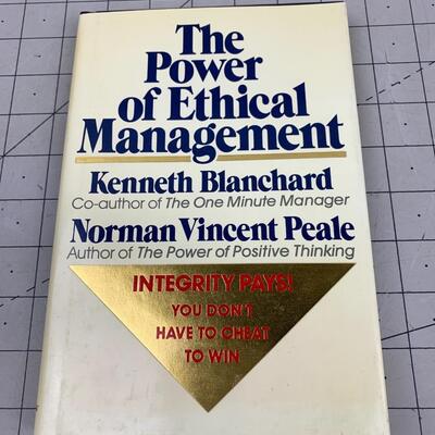 #207 The Power Of Ethical Management By Kenneth Blanchard-Hardback Book