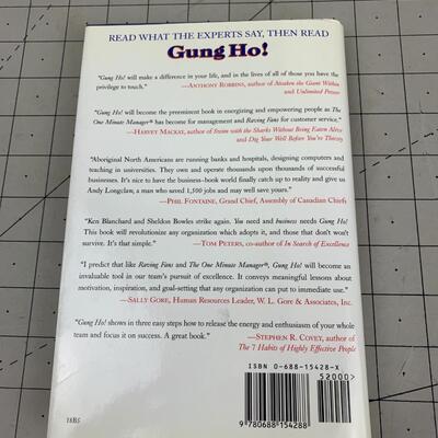 #208 Gung Ho! Send Your Energy Soaring By Ken Blanchard-Hardback Book