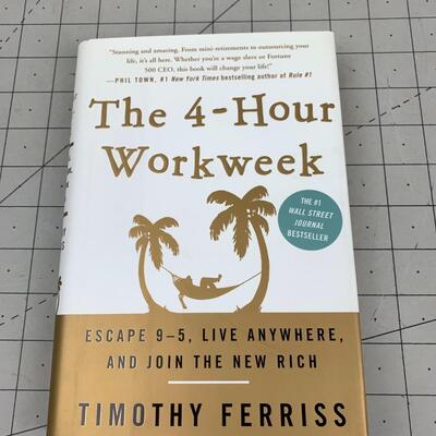 #210 The 4-Hour Workweek By Timothy Ferriss-Hardback Book