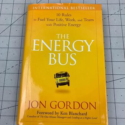 #212 The Energy Bus By Jon Gordon-Hardback Book