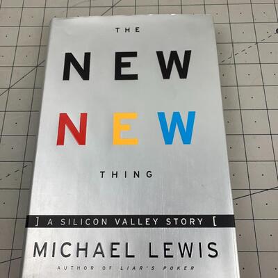 #215 The New New Thing (A Silicon Valley Story) By Michael Lewis-Hardback Book