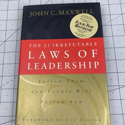 #218 Laws of Leadership by John C. Maxwell- Hardback Book