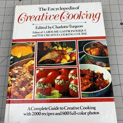 #222 The Encyclopedia of Creative Cooking by Charlotte Turgeon-Color Image Hardback Cookbook